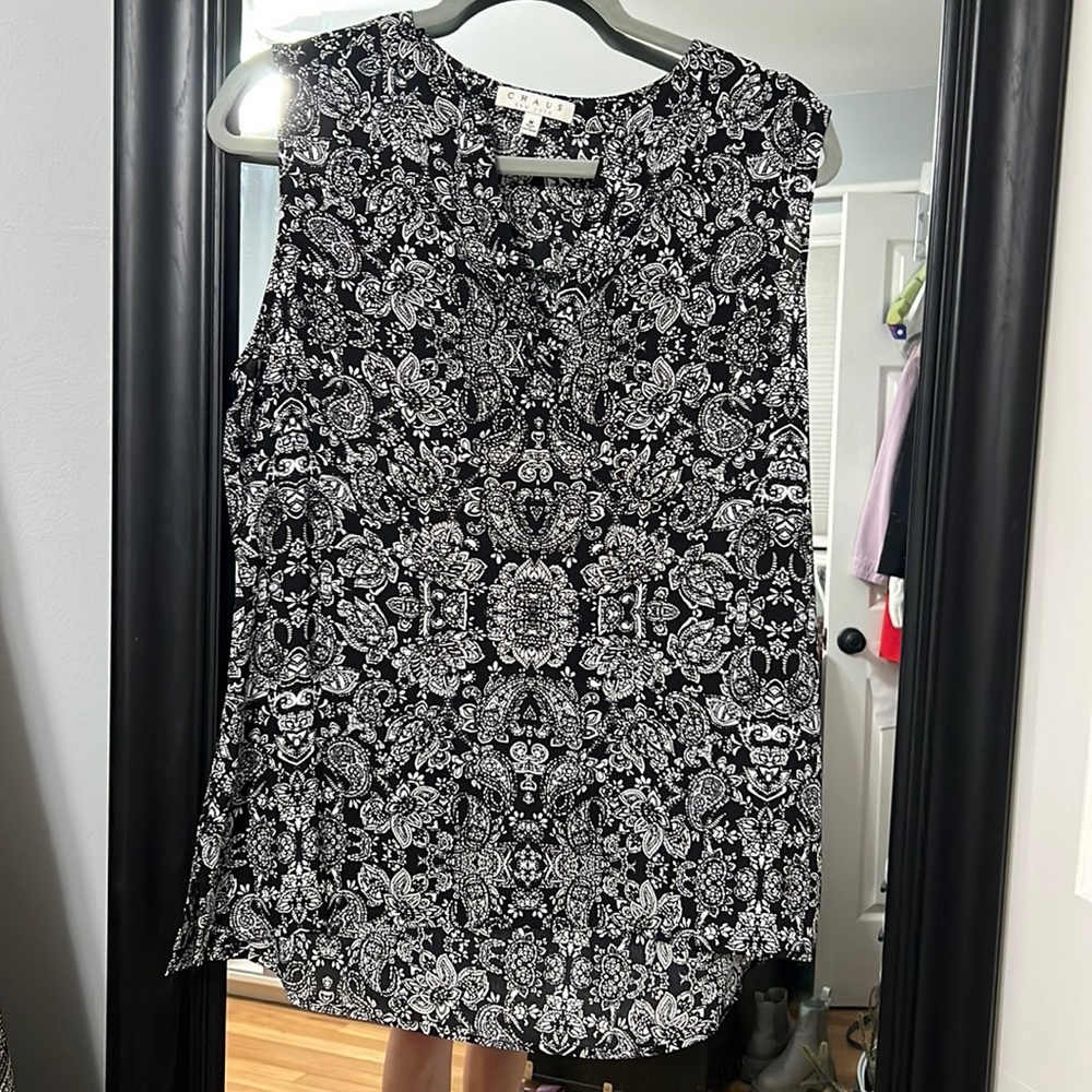 Black Flower top